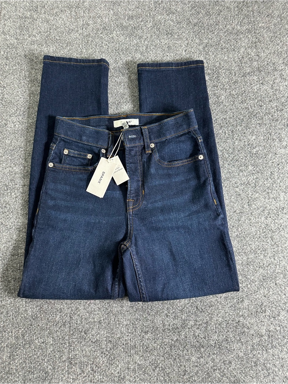 SPANX Redefine Slim Straight NWT Dark Indigo Denim Jeans